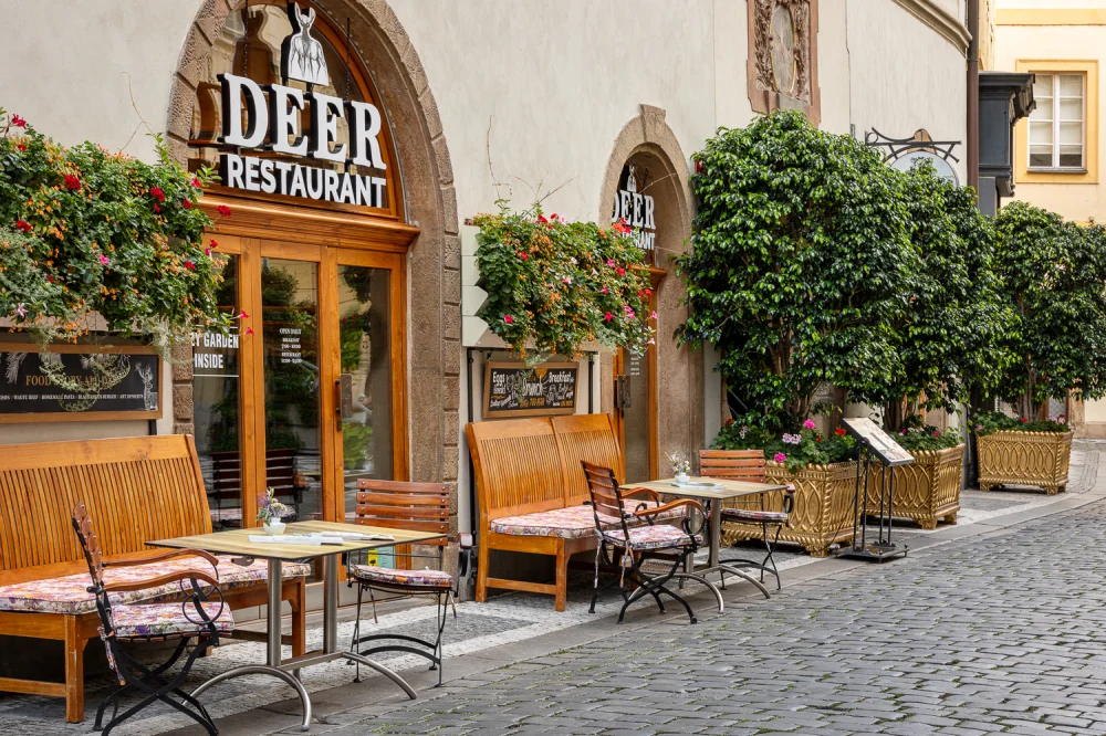 Interiér restaurace Deer