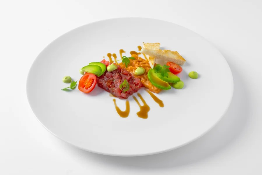 Duo tataráčků z mořských plodů