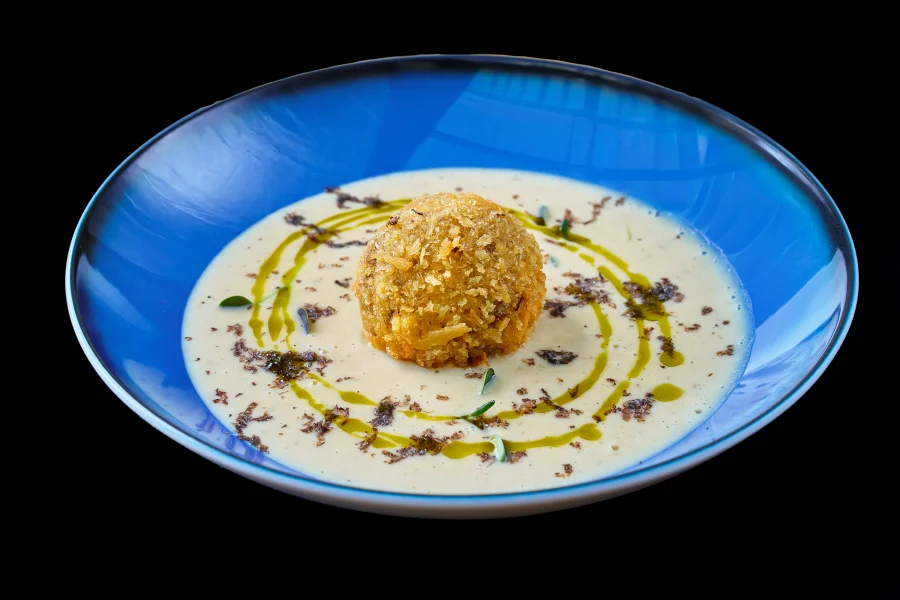 Krém z brambor a topinambur