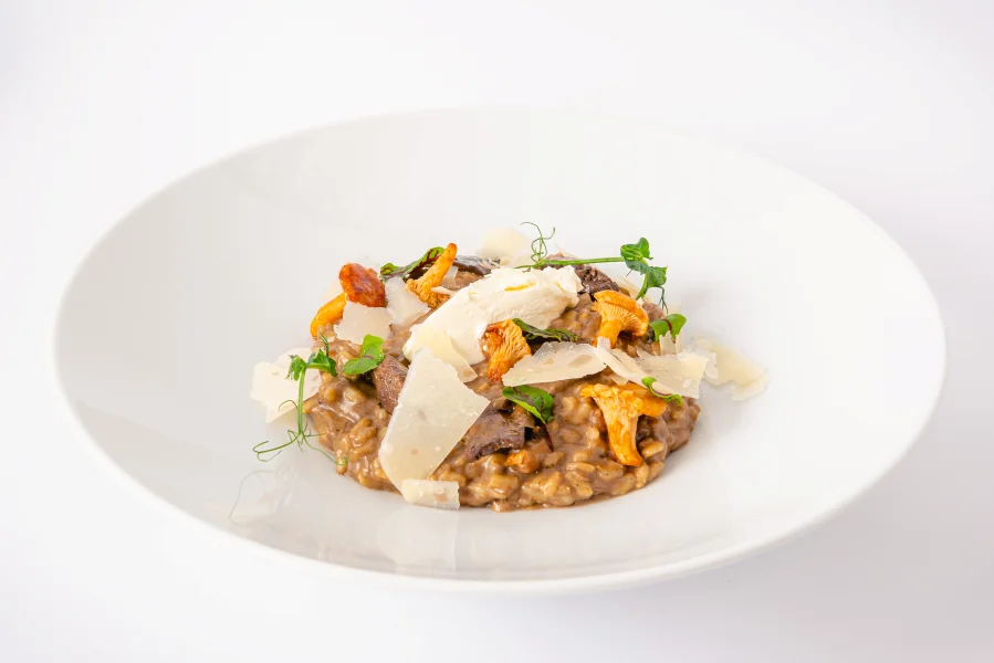 Krémové houbové risotto