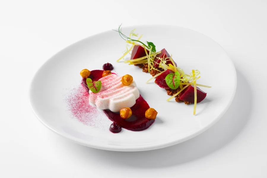 Panna cotta z kozího sýru